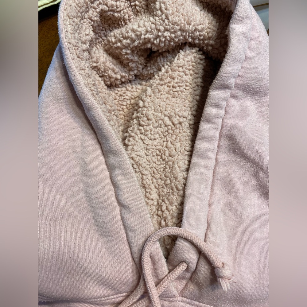 American Eagle jegging fit hooded sweatshirt. Size large. ￼pink - Picture 8 of 10